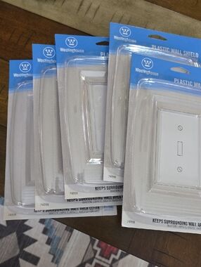 NEW Clear Plastic Wall Shield - 5 Pack
